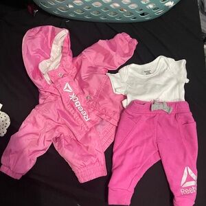 Reebok Pink Infant Apparel Set